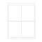 Nevs Laser Sheet Labels 4" x 5" White LL-5-4 - alternate 1